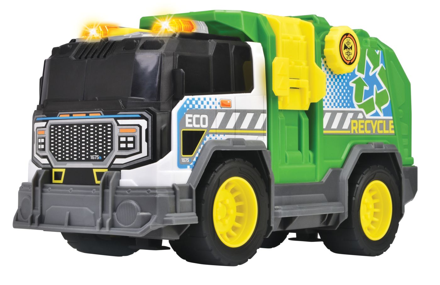 DICKIE CAMION DE RECICLARE CU LUMINI SI SUNETE 30CM Simba - Imagine 3 [ps:7e115ed4-afaf-4ad2-a382-53f141230b2c]