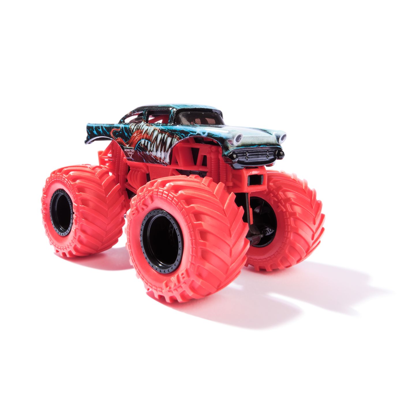 MONSTER JAM MARVEL CAMION GIGANT AMAZING SPIDER MAN ROSU - Imagine 8