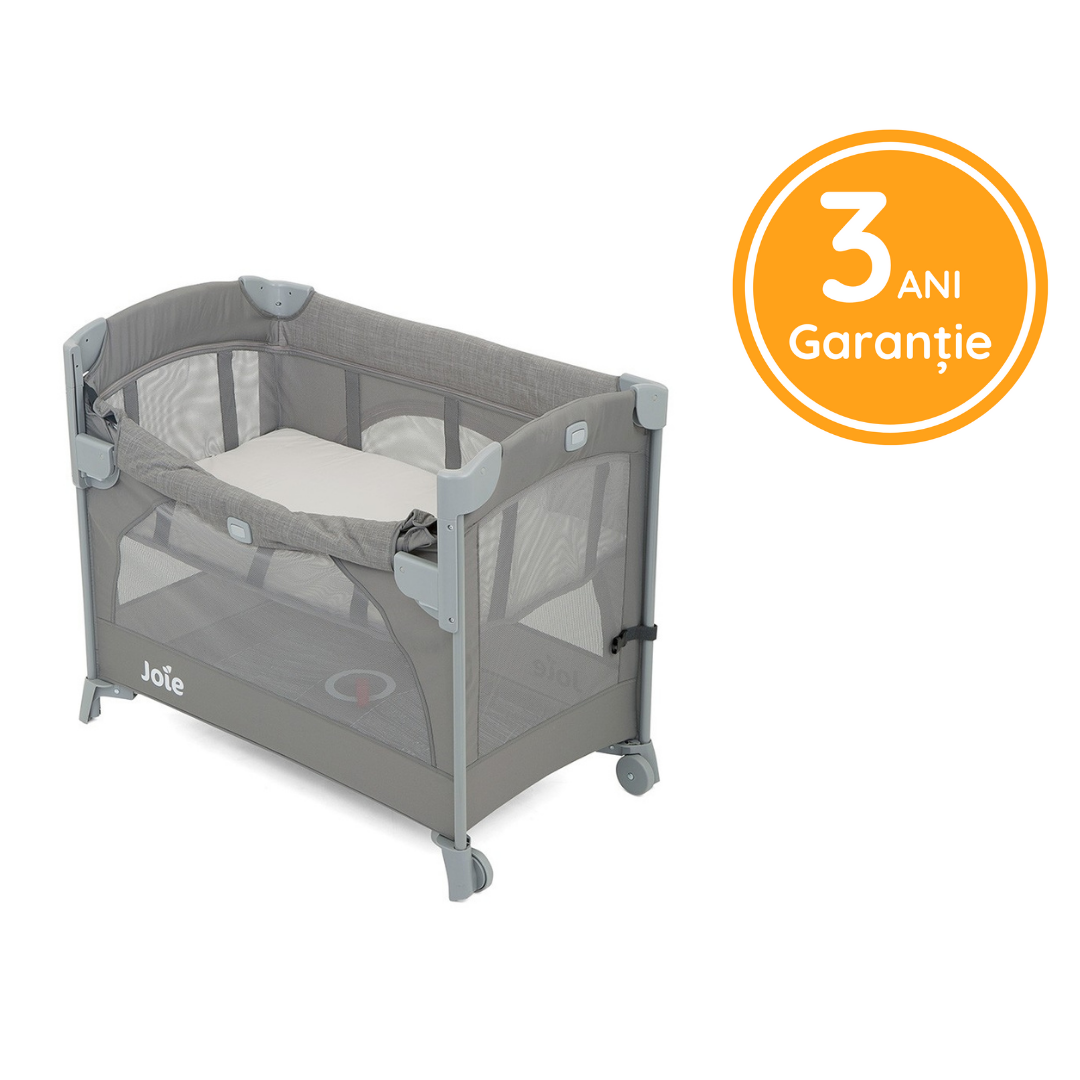 Pătuț Cosleeping Joie Kubbie Foggy Gray - Pliant - Default Title (9) [ps:81109d80-9886-4ae2-a4ab-e81c214acfd0]