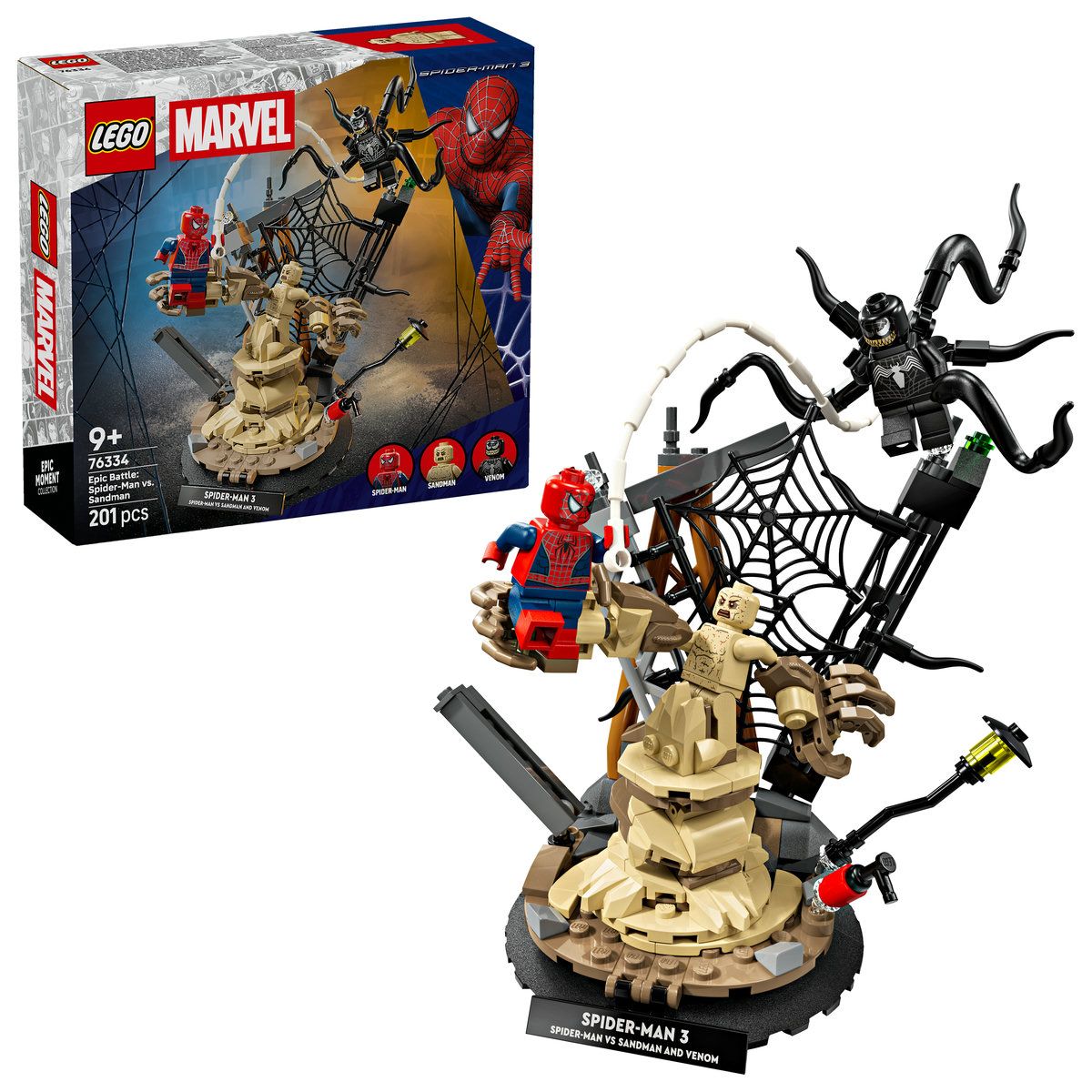 LEGO MARVEL BATALIE MEMORABILA OMUL PAIANJEN VS SANDMAN - Imagine 9
