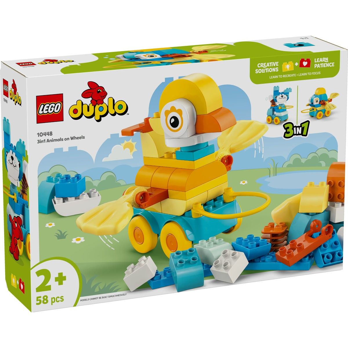LEGO DUPLO ANIMALE PE ROTI 3 IN 1 10448 [ps:47973cb5-fa67-4620-b7f5-8b3c5a611413]