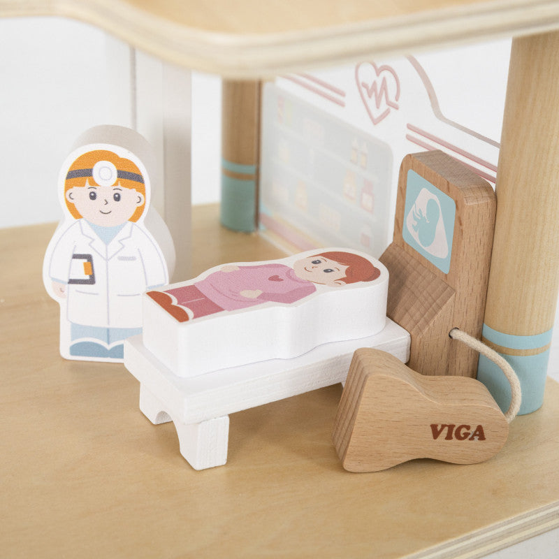 Set de Joaca Spital cu 3 Etaje, Viga [ps:b8913707-3a95-43cd-aba6-403dd0d20b13]