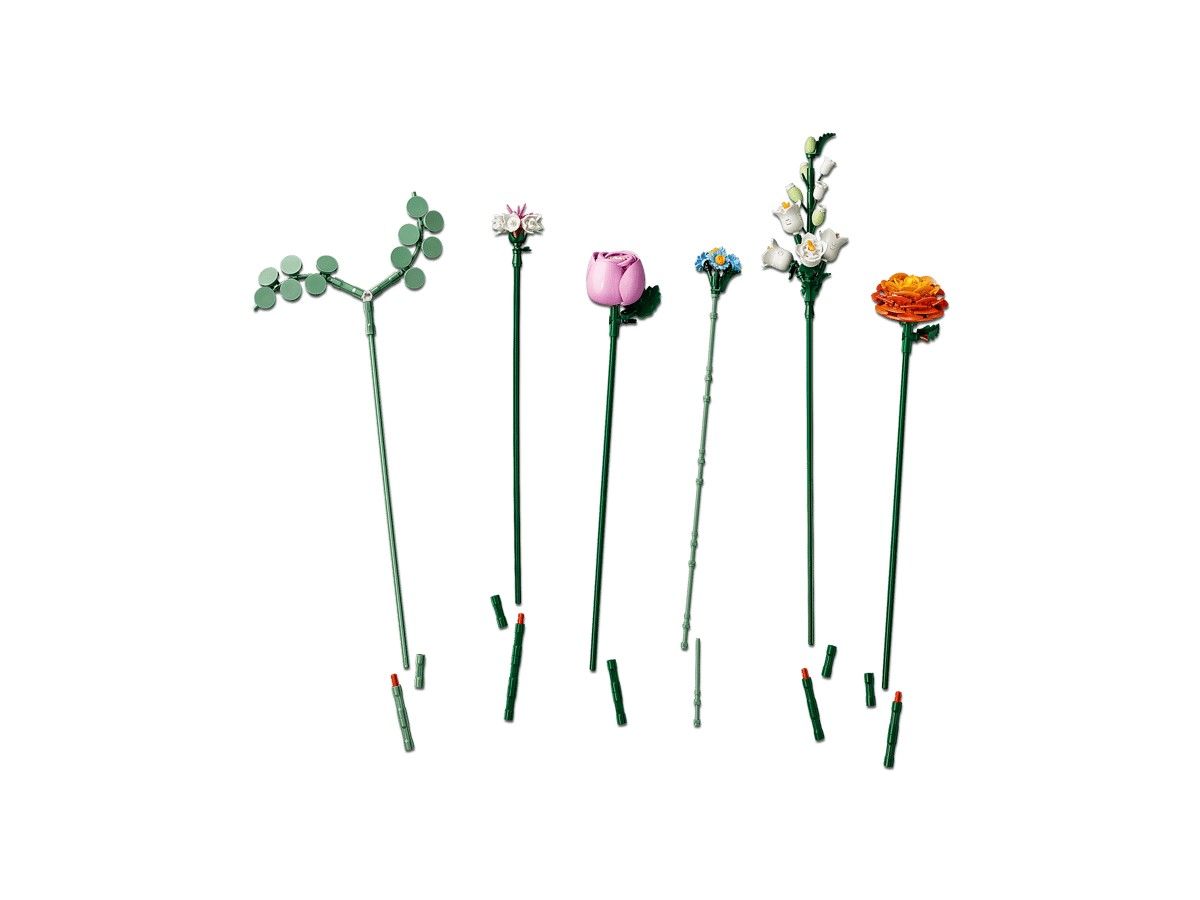 LEGO BOTANICALS BUCHET DE FLORI ROZ 10342 - Imagine 9