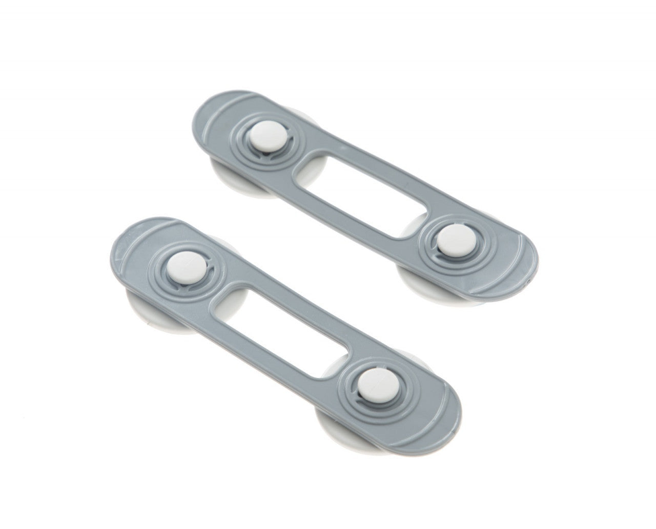 Set 2 mini sigurante universale pentru usi si dulapuri - Gri