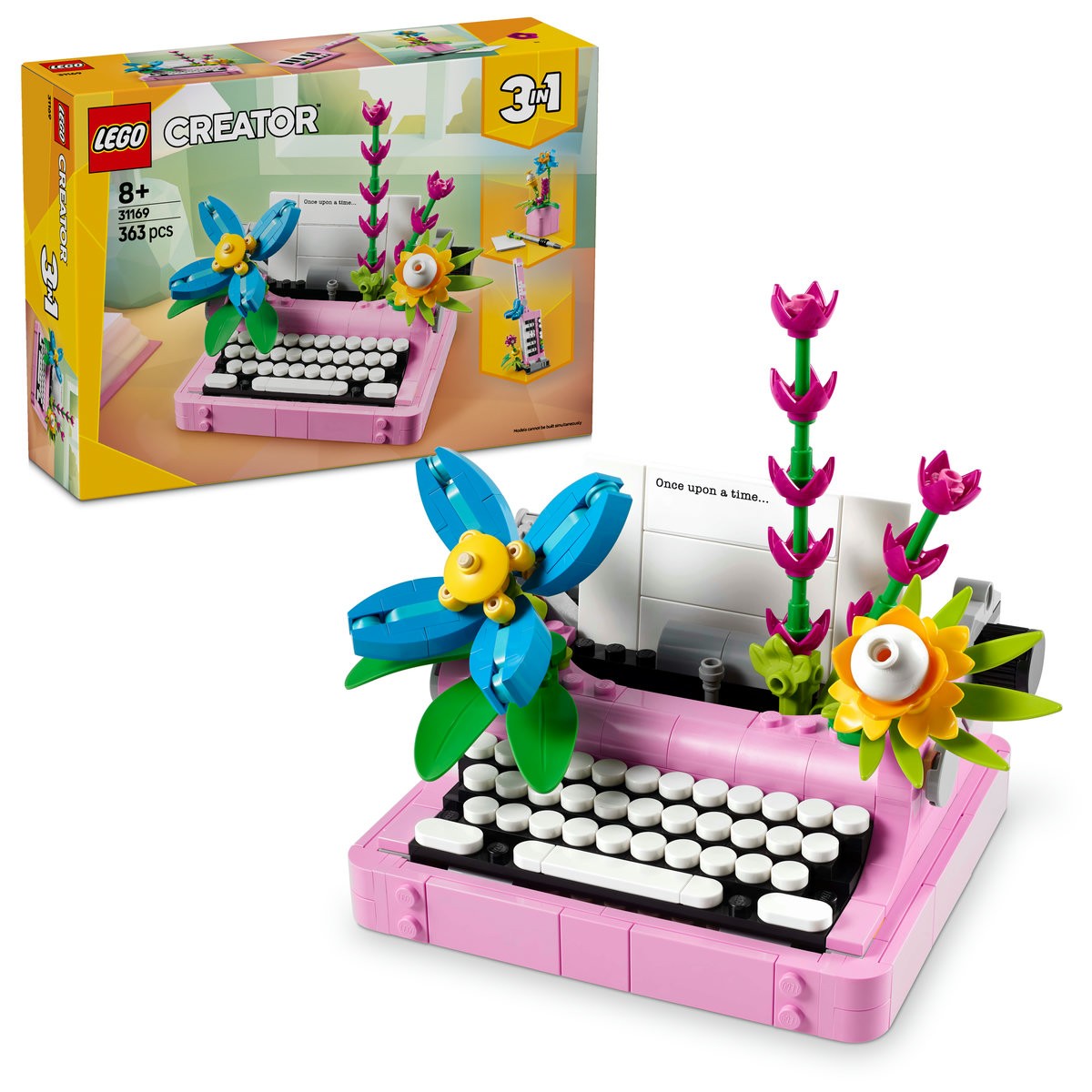 LEGO CREATOR MASINA DE SCRIS CU FLORI 31169 - Imagine 9