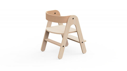 Scaunel inaltator 2 in 1 din lemn MamaToyz - Imagine 9