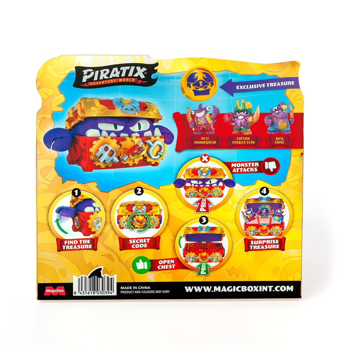 PIRATIX Comoara Monstrilor, set de joaca - Imagine 9