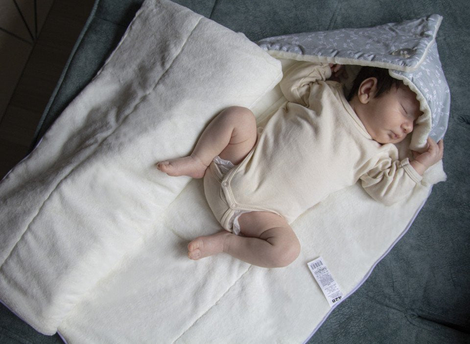 Paturica multifunctionala din bumbac BabyJem (Culoare: Maro) - Imagine 9