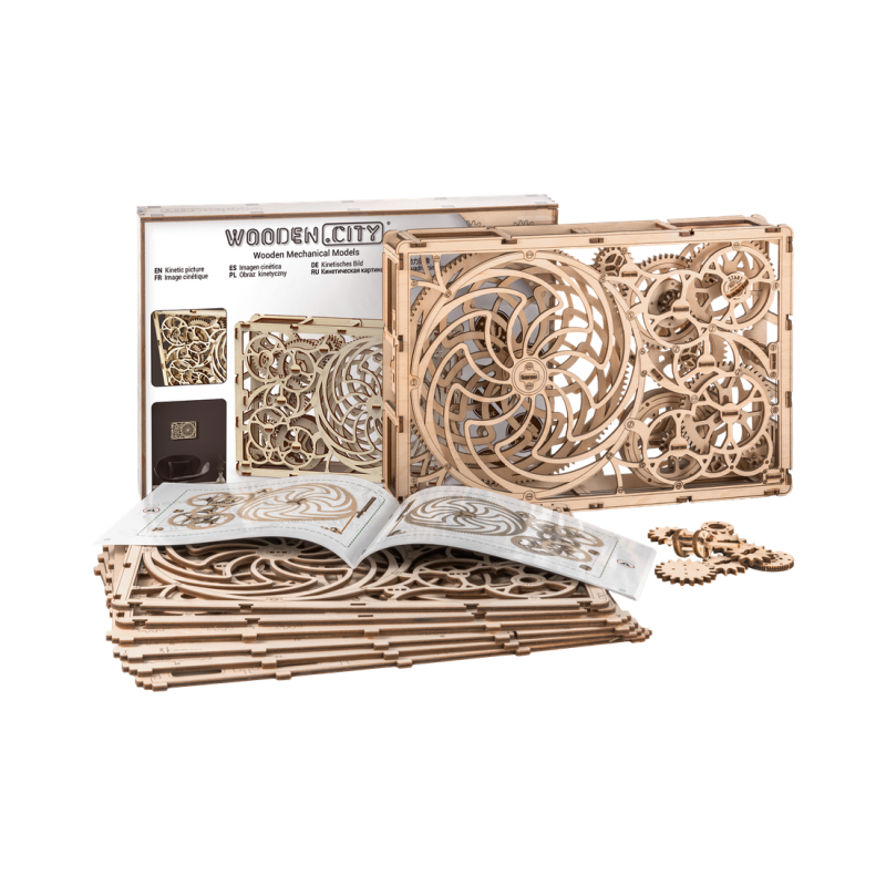 Tablou iluzie optica (Kinetic Picture) puzzle 3D [ps:928bc90b-6331-4aac-9a4d-20fc84c8340f]