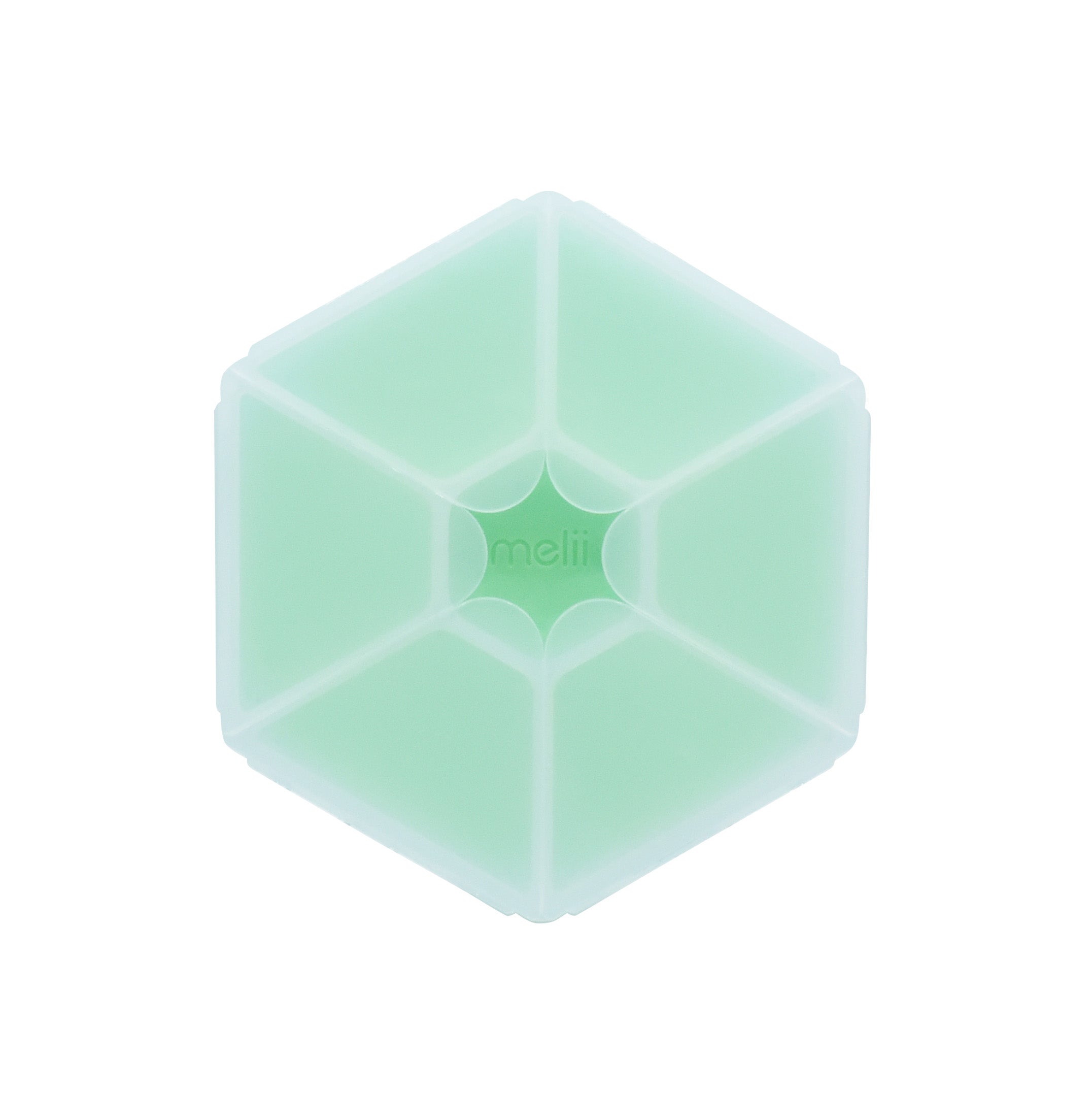 CUTIE SNACK HEXAGON SNACKLE 6 COMPARTMENTE, MELII, MINT [ps:f14e0f58-1fff-43fc-be19-371897041c8f]