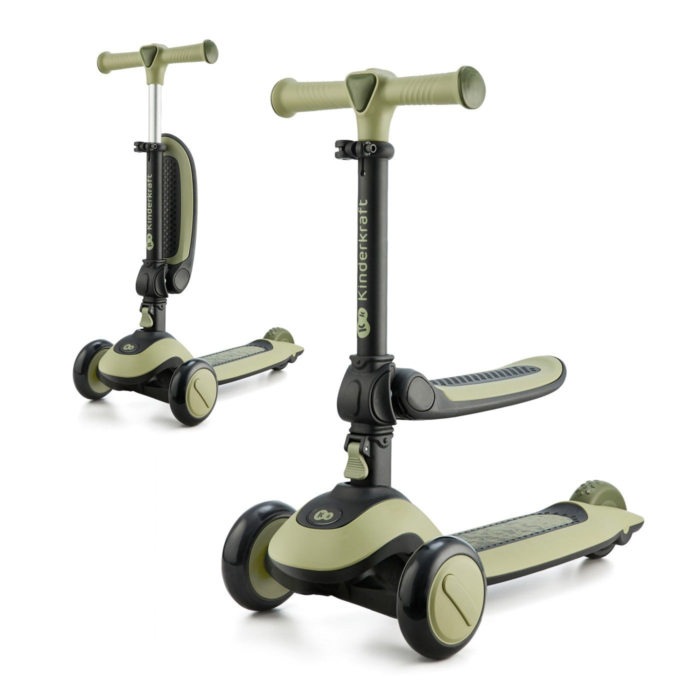 TROTINETA KINDERKRAFT HALLEY, GRASSLAND GREEN - Imagine 9