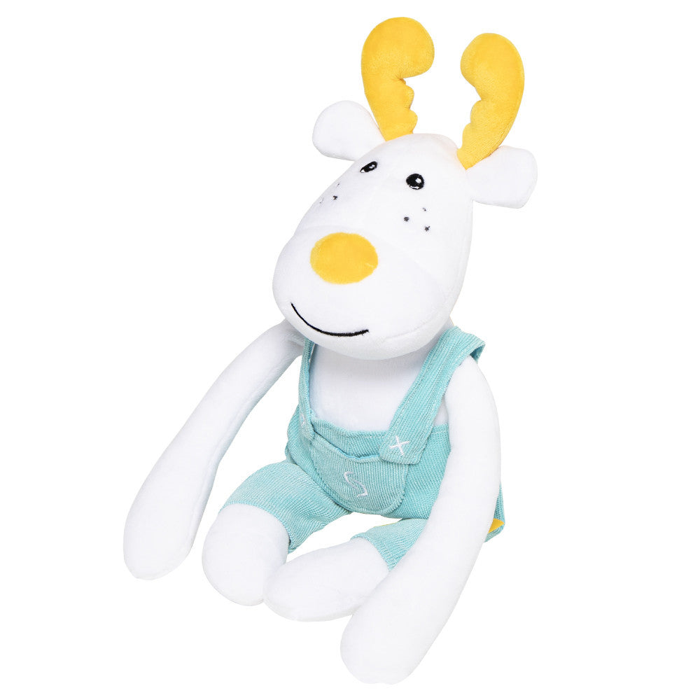 Jucarie ren de plus pentru copii, Skiddou, 30 cm - Imagine 9
