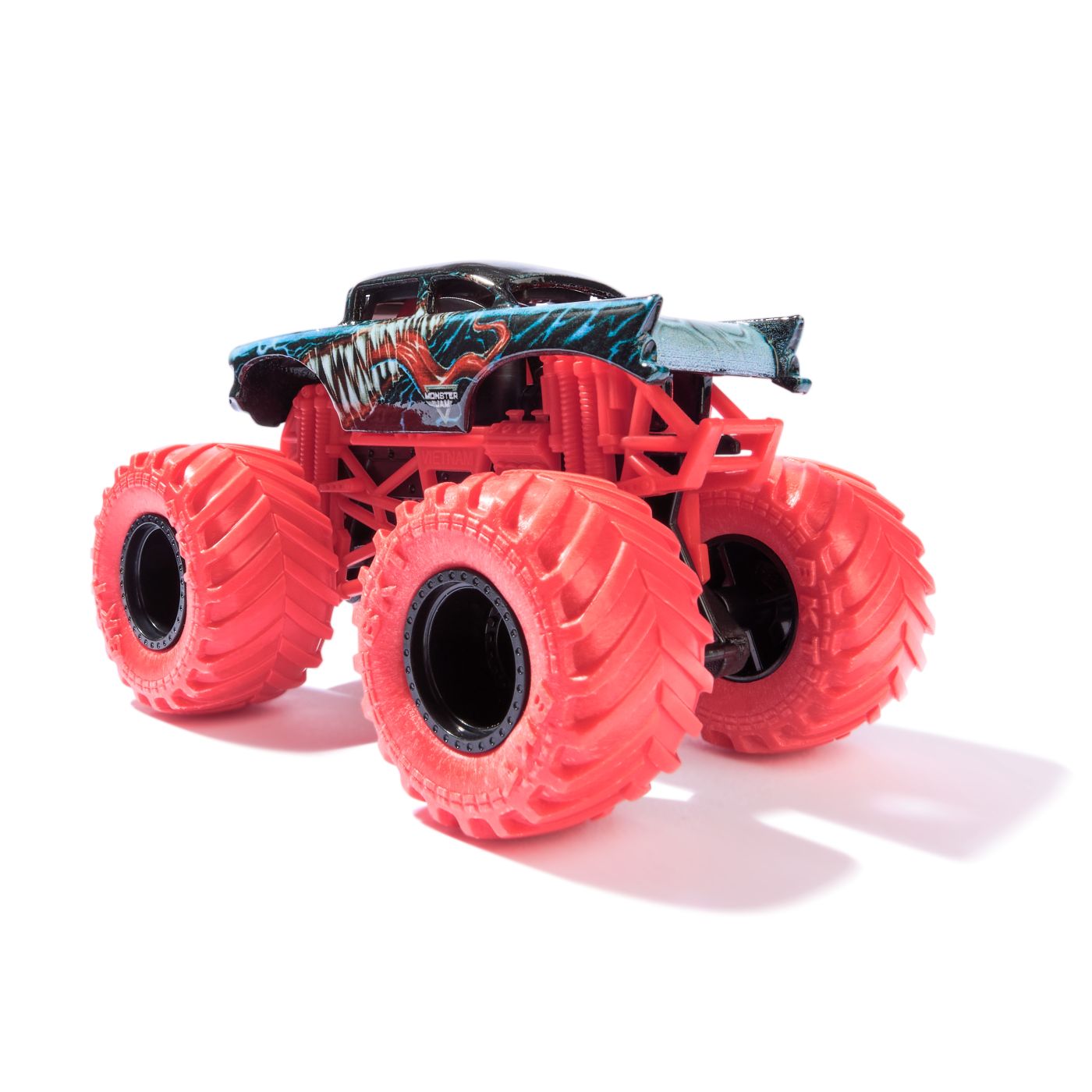 MONSTER JAM MARVEL CAMION GIGANT AMAZING SPIDER MAN ROSU - Imagine 9