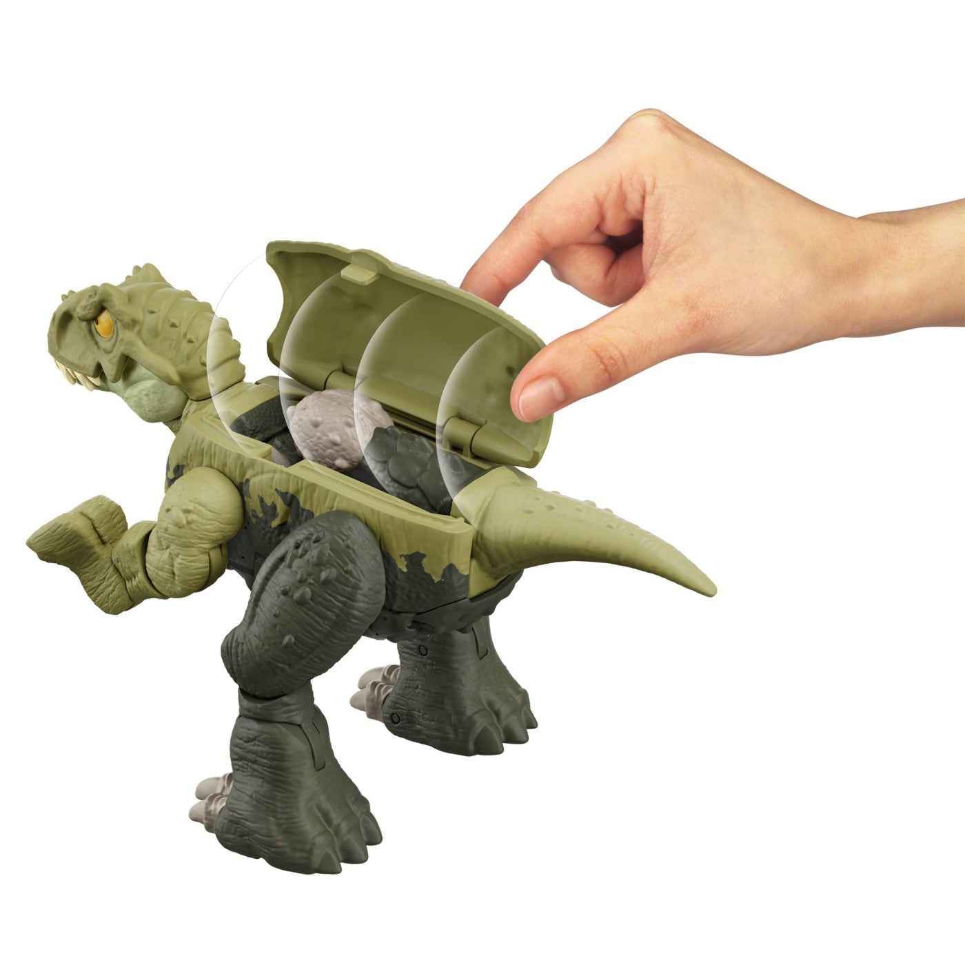 JURASSIC WORLD FIERCE CHANGERS DOUBLE DANGER DINOZAUR - Verde