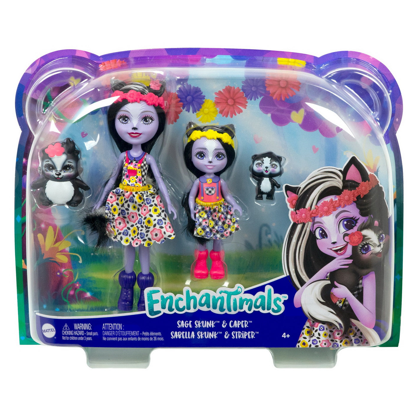ENCHANTIMALS SET PAPUSI SURORI SI ANIMALUTELE LOR - Imagine 9