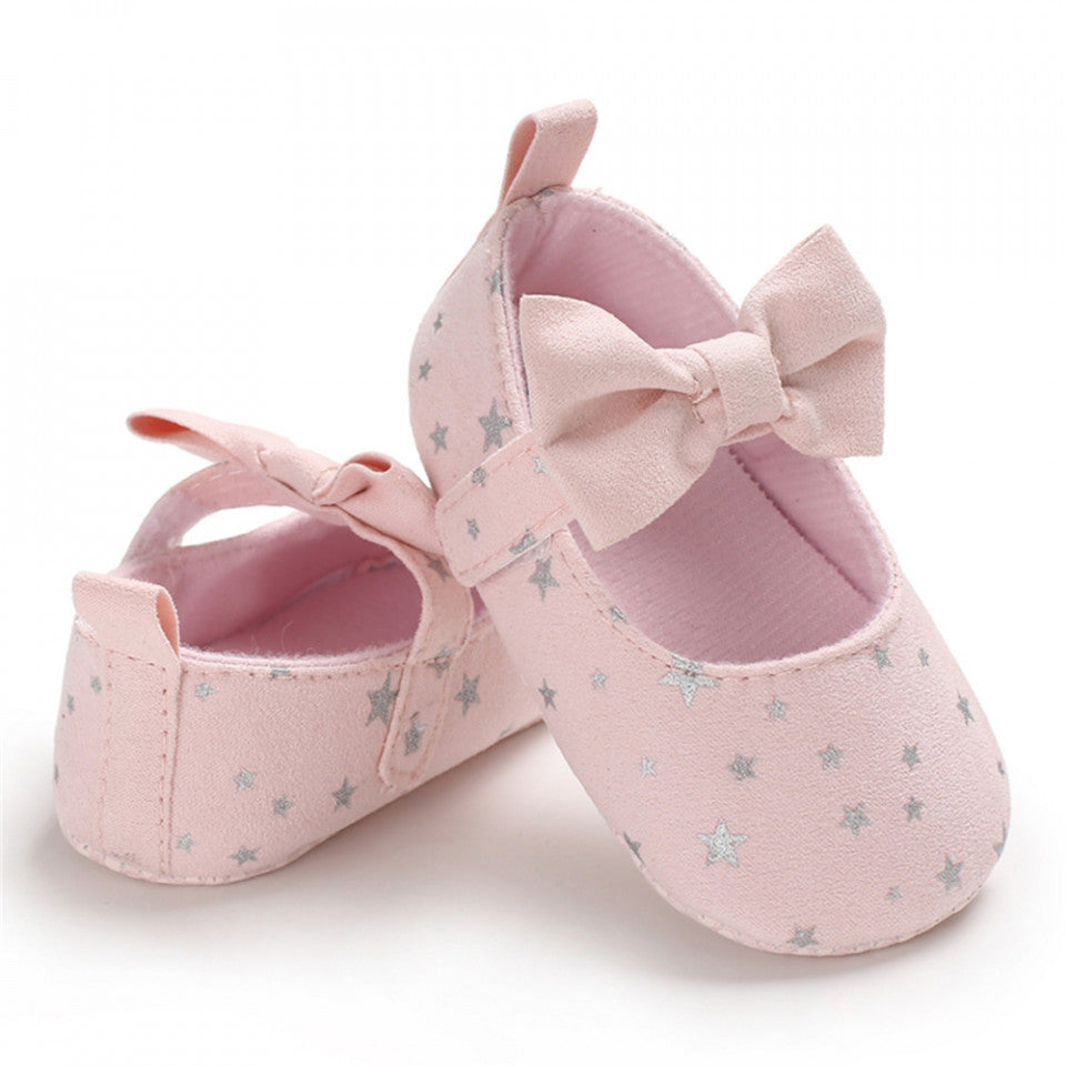 Balerini bebelus cu stelute Drool (Culoare: Gri, Marime: 12-18 Luni) [ps:82b4d014-76af-4028-8195-20a55889da51]