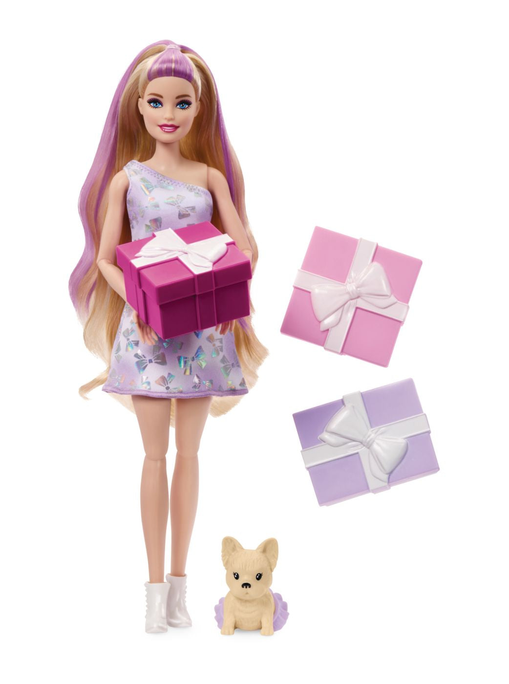 BARBIE PAPUSA PARTY UNBOXED REVEAL BRUNETA Mattel - Imagine 9