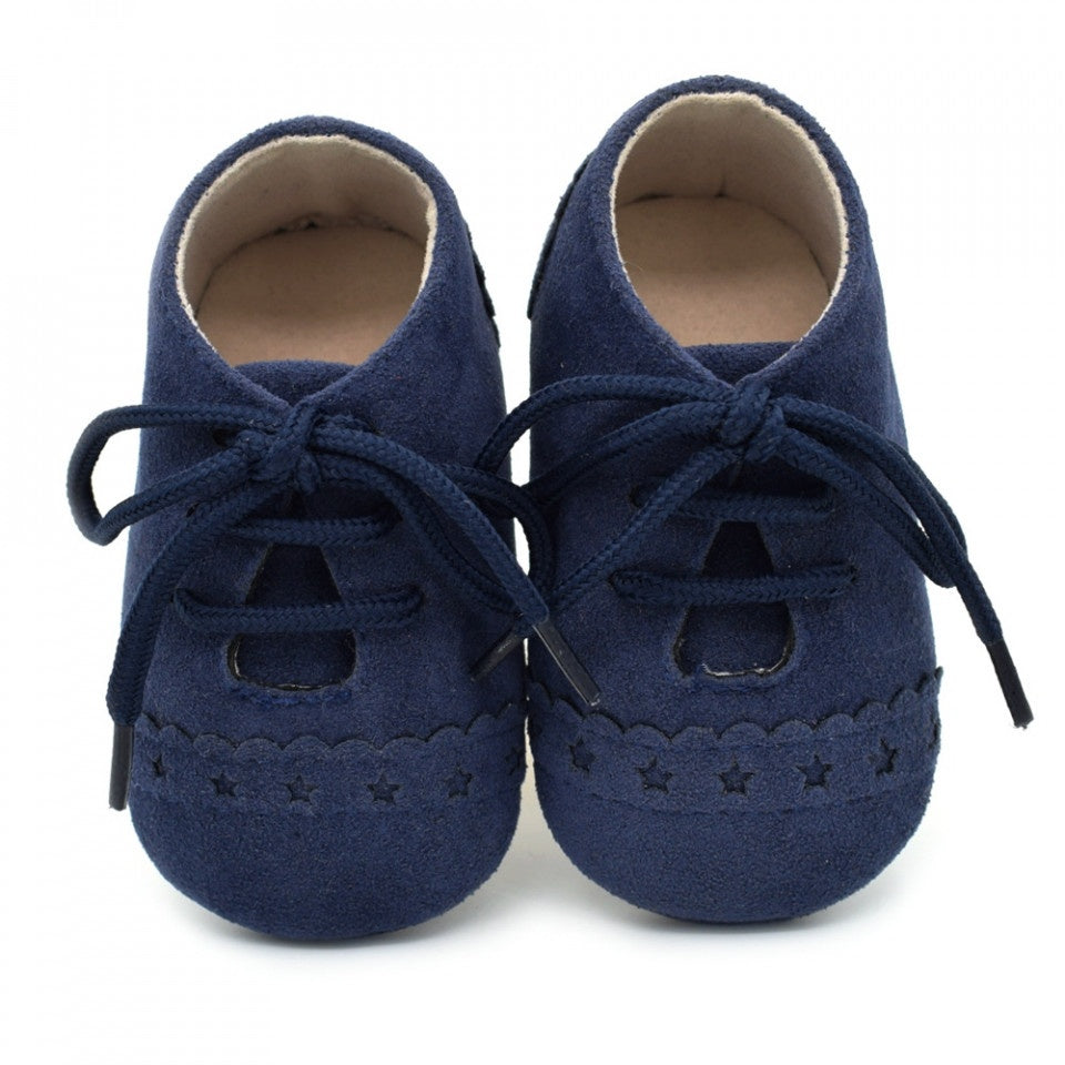 Pantofiori eleganti bebelusi Drool (Marime: 12-18 Luni, Culoare: Gri inchis) [ps:7a2ea68c-247d-4523-8f61-2deeece70fe1]