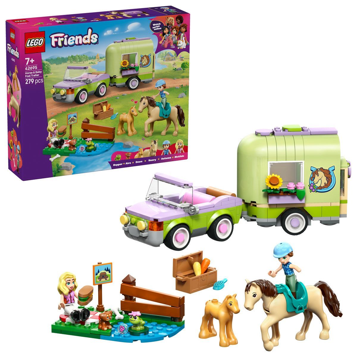 LEGO FRIENDS REMORCA PENTRU CAL SI MANZ 42695 [ps:0763f05d-c2ea-4028-99fc-a13b8a56bf73]