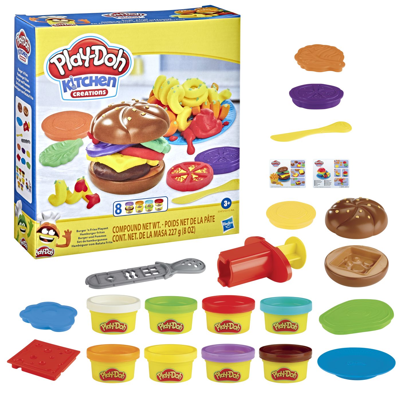PLAY DOH KITCHEN CREATIONS SET DE GATIT HAMBURGER Hasbro - Imagine 9 [ps:b864f5a7-3a47-4f8a-9498-f636e7d570ed]