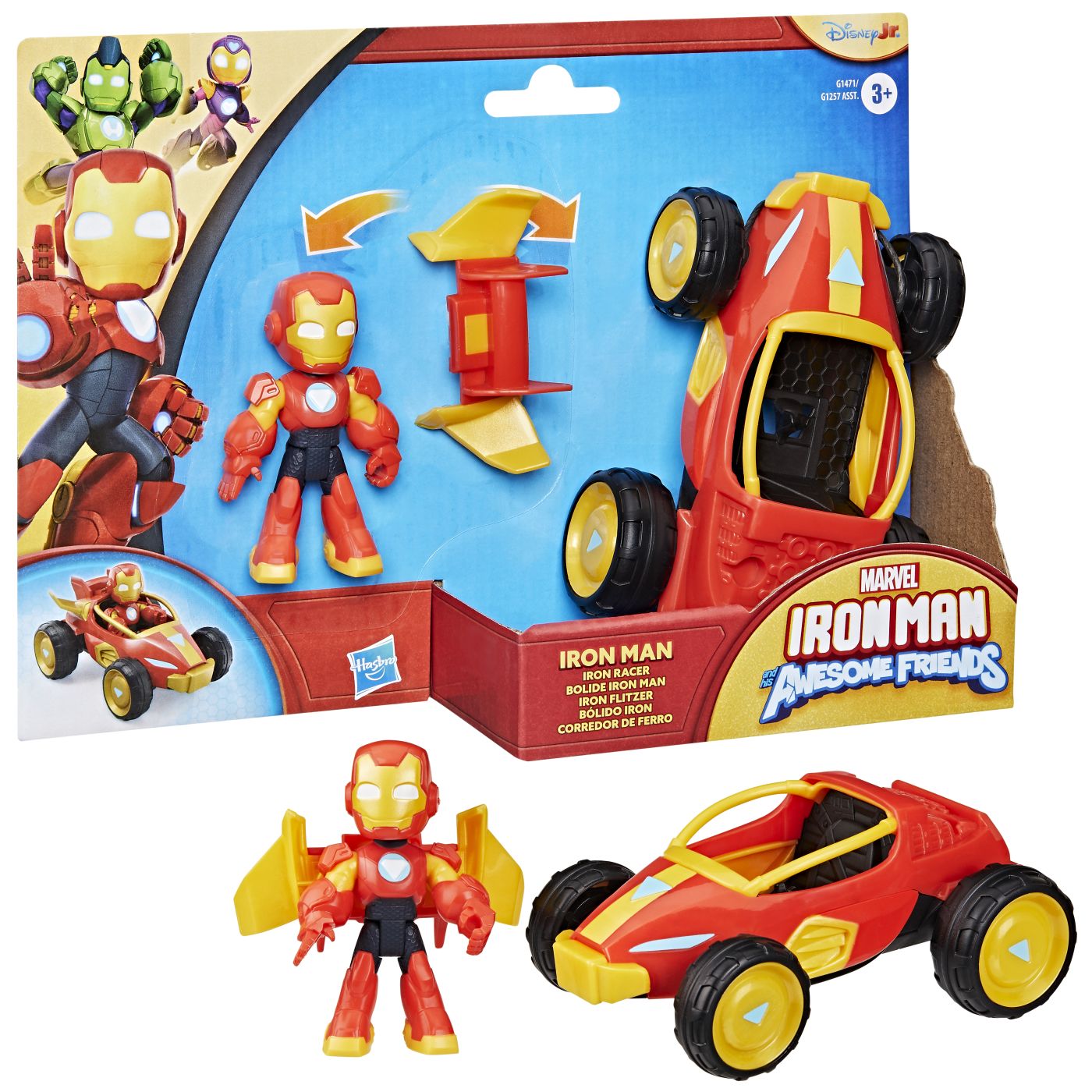 MARVEL IRON MAN SI PRIETENII SAI UIMITORI SET VEHICUL SI - Imagine 9