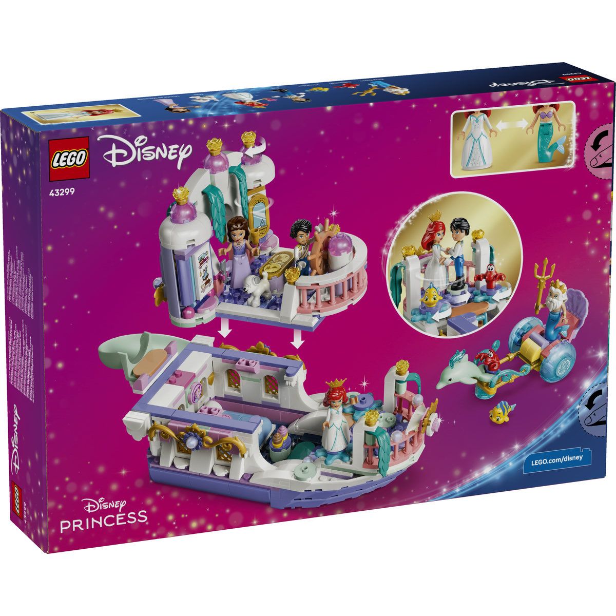 LEGO Disney Princess Barca Nuntii Regale Ariel 43299 - Default Title (9) [ps:164b3131-38e2-470a-be55-8a75d1570f97]