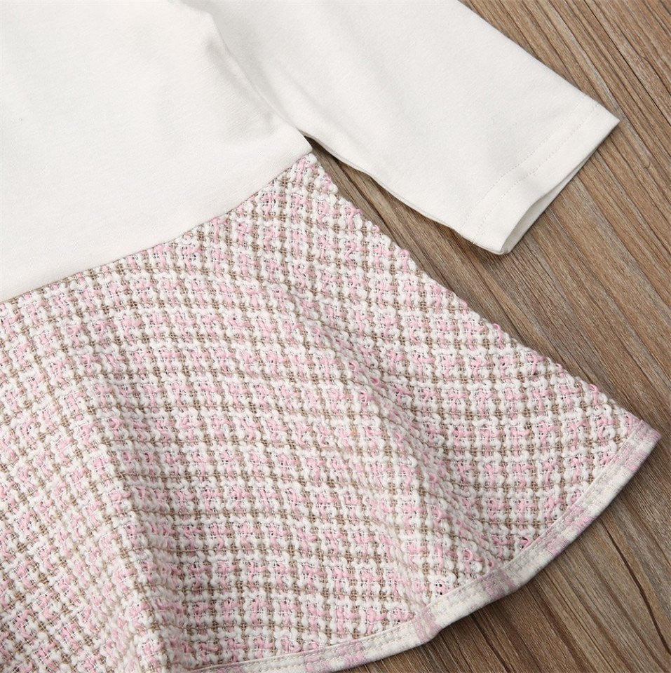 Set sacou cu rochita Drool (Marime: 80, Culoare: Alb cu negru) [ps:496a20d9-0f84-4b5f-8b1e-e958f2851676]