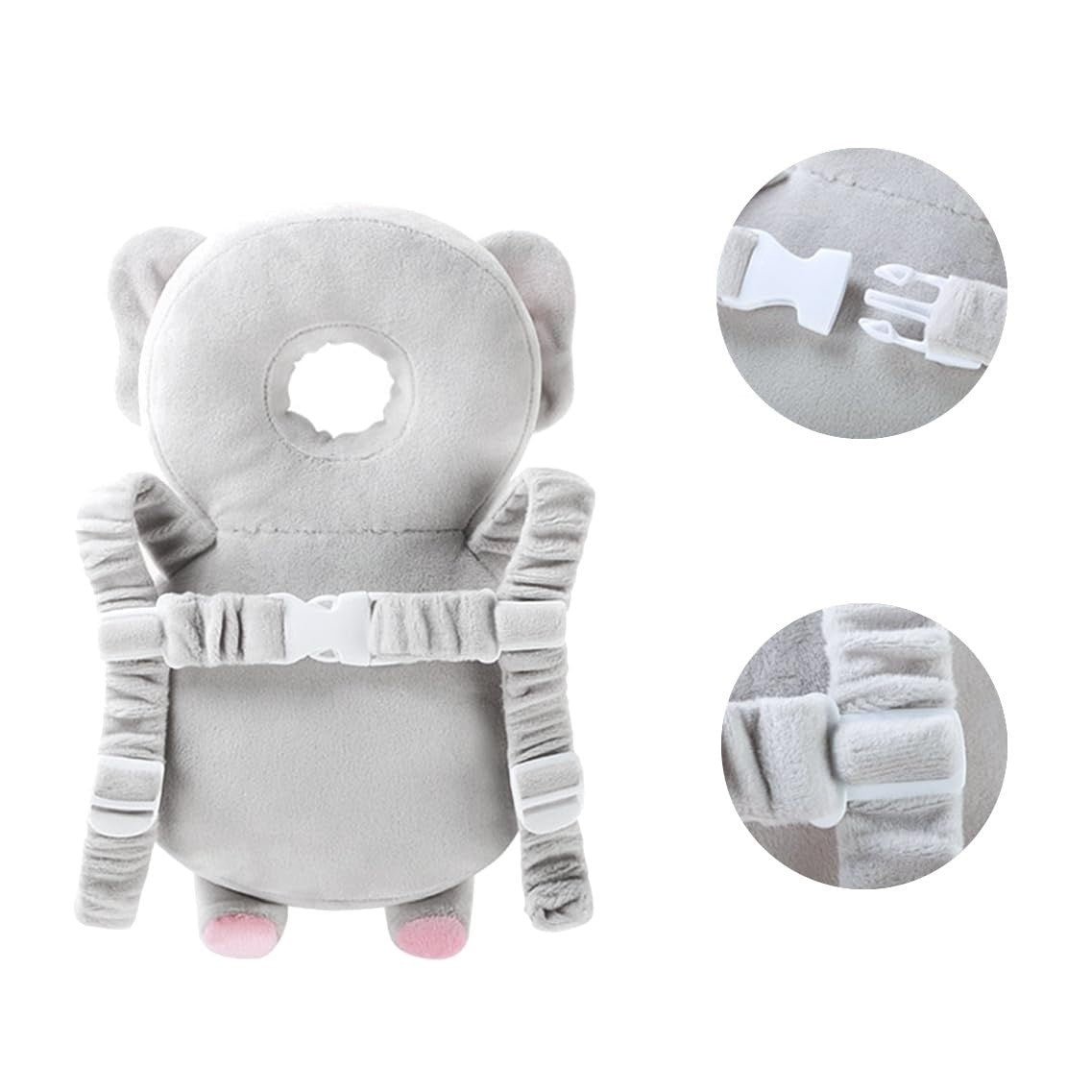 Perna Protectie Cap Bebelusi Flippy, Elefant Plus, Gri - Elefant (9) [ps:62e7a519-edf1-49e3-9a63-168f400575b2]