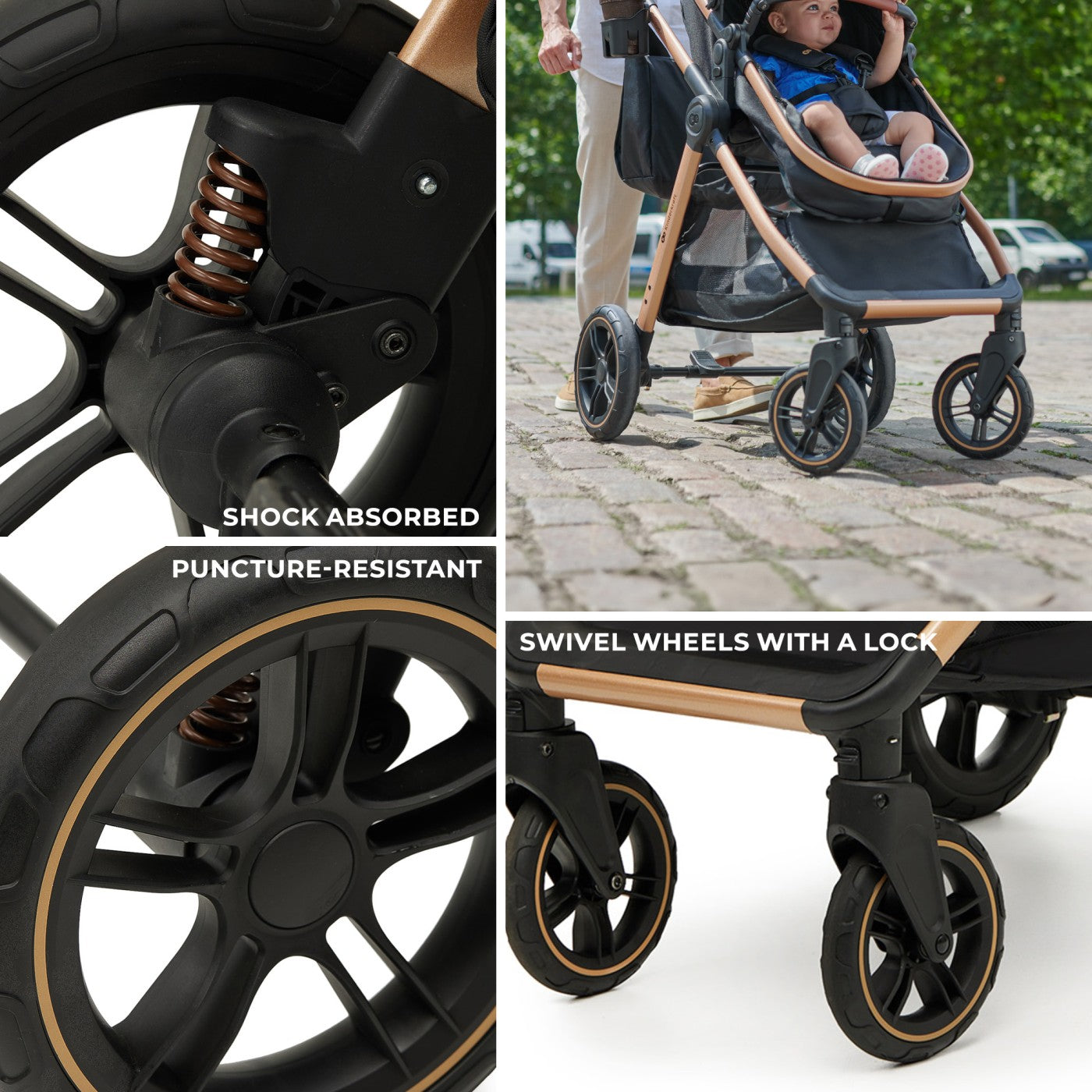 CARUCIOR KINDERKRAFT ESME, 3 IN 1, SAND BEIGE [ps:a28eb51e-0997-4e46-b8df-64a39ff2e23f]