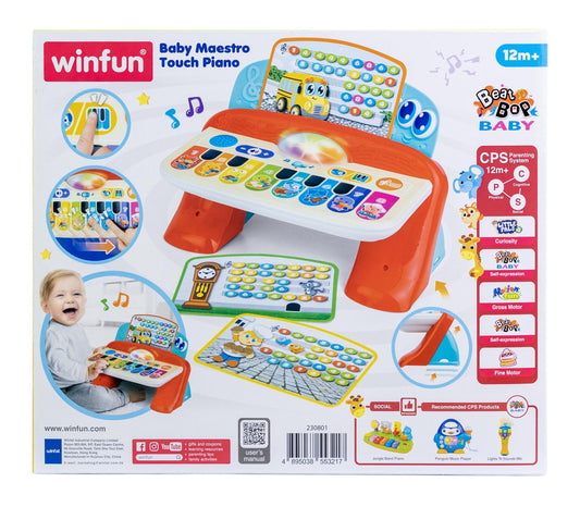 WINFUN PIAN CU SUNETE SI LUMINI CU 8 TASTE - Imagine 9