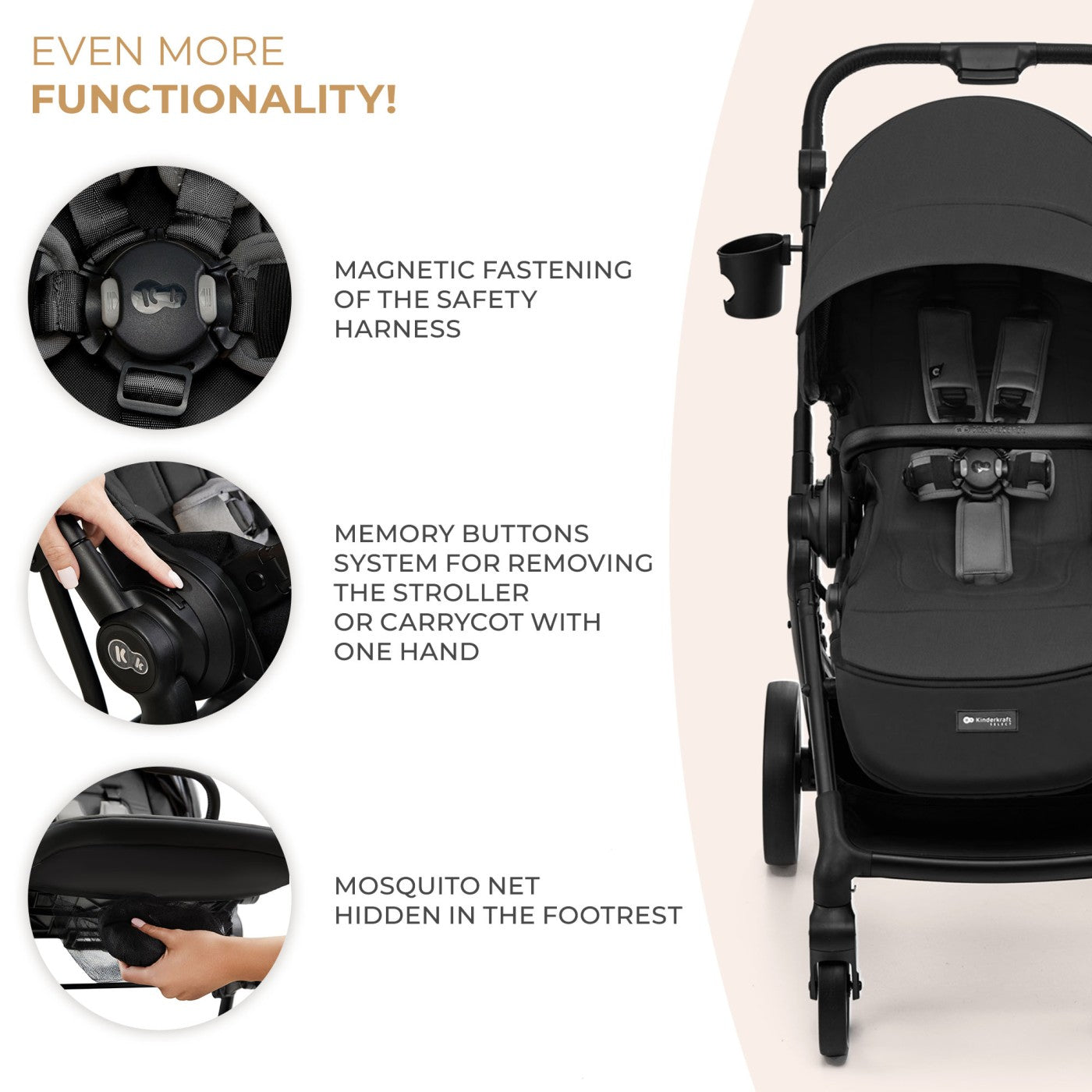 CARUCIOR KINDERKRAFT YOXI 3IN1 (MINK PRO) MOON GREY [ps:80f5519e-0e4c-4baa-b5af-7bde3b59b5ca]