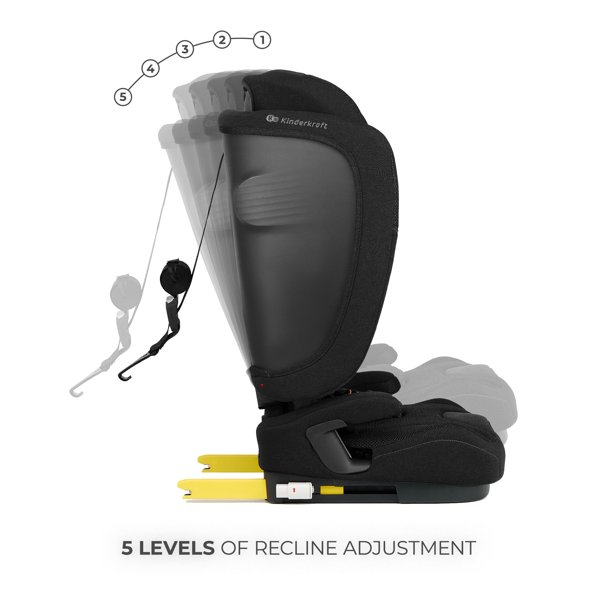 SCAUN AUTO KINDERKRAFT FIX2GO 76-150 CM, BLACK [ps:fb72c665-c323-4ca2-92bc-9711d166a207]