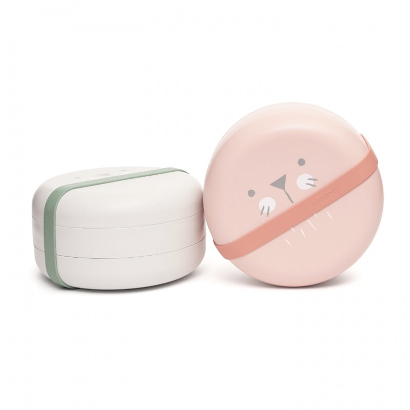 Set boluri pentru prânz roz Hygge Suavinex +4 luni - Roz