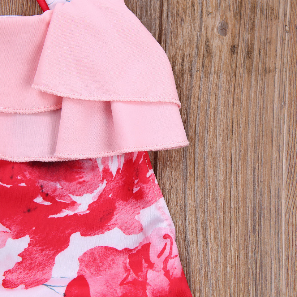 Costum de baie Trandafir Drool (Culoare: Roz, Marime: 80) - Imagine 9
