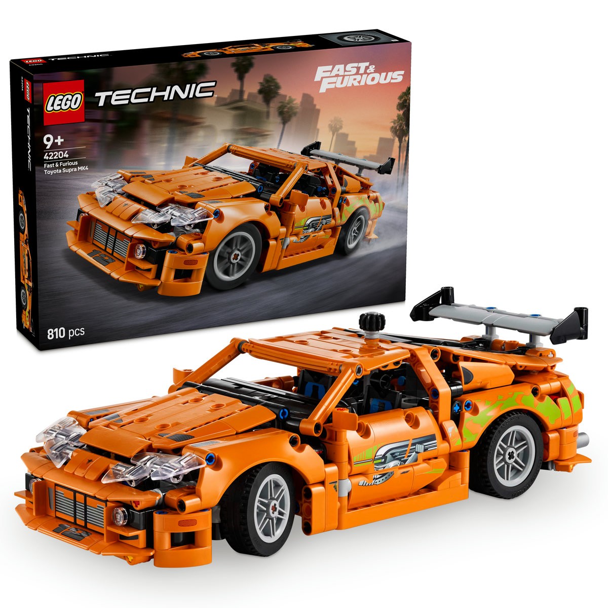 LEGO TECHNIC FAST AND FURIOUS TOYOTA SUPRA MK4 42204 - Imagine 9