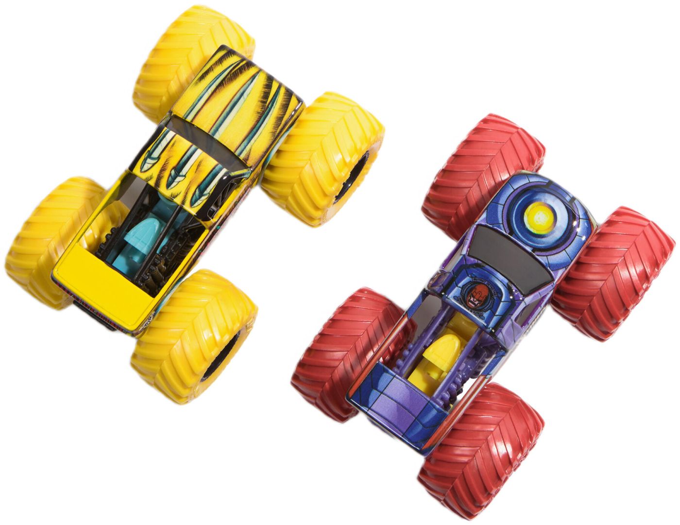 MONSTER JAM SET 2 MASINUTE METALICE VENOM VS THE AMAZING - Imagine 9