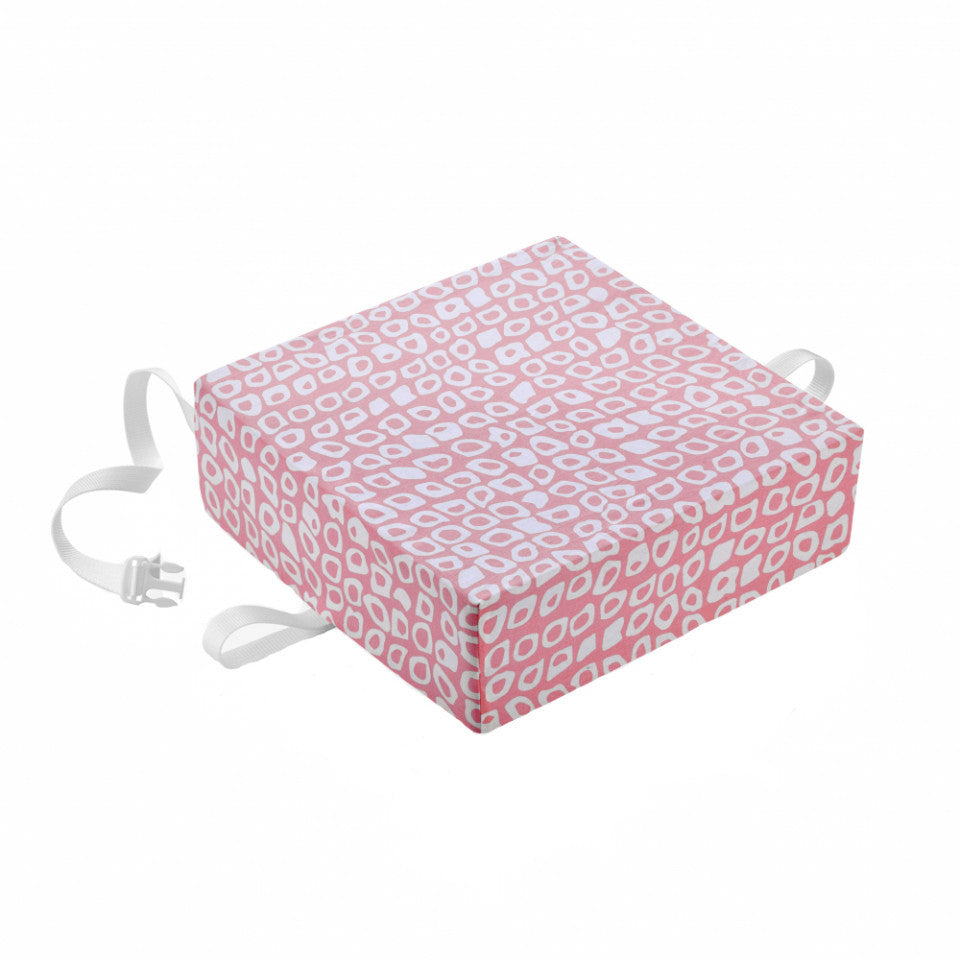 Pernuta inaltator 32x32 cm pentru scaun de masa - Roz