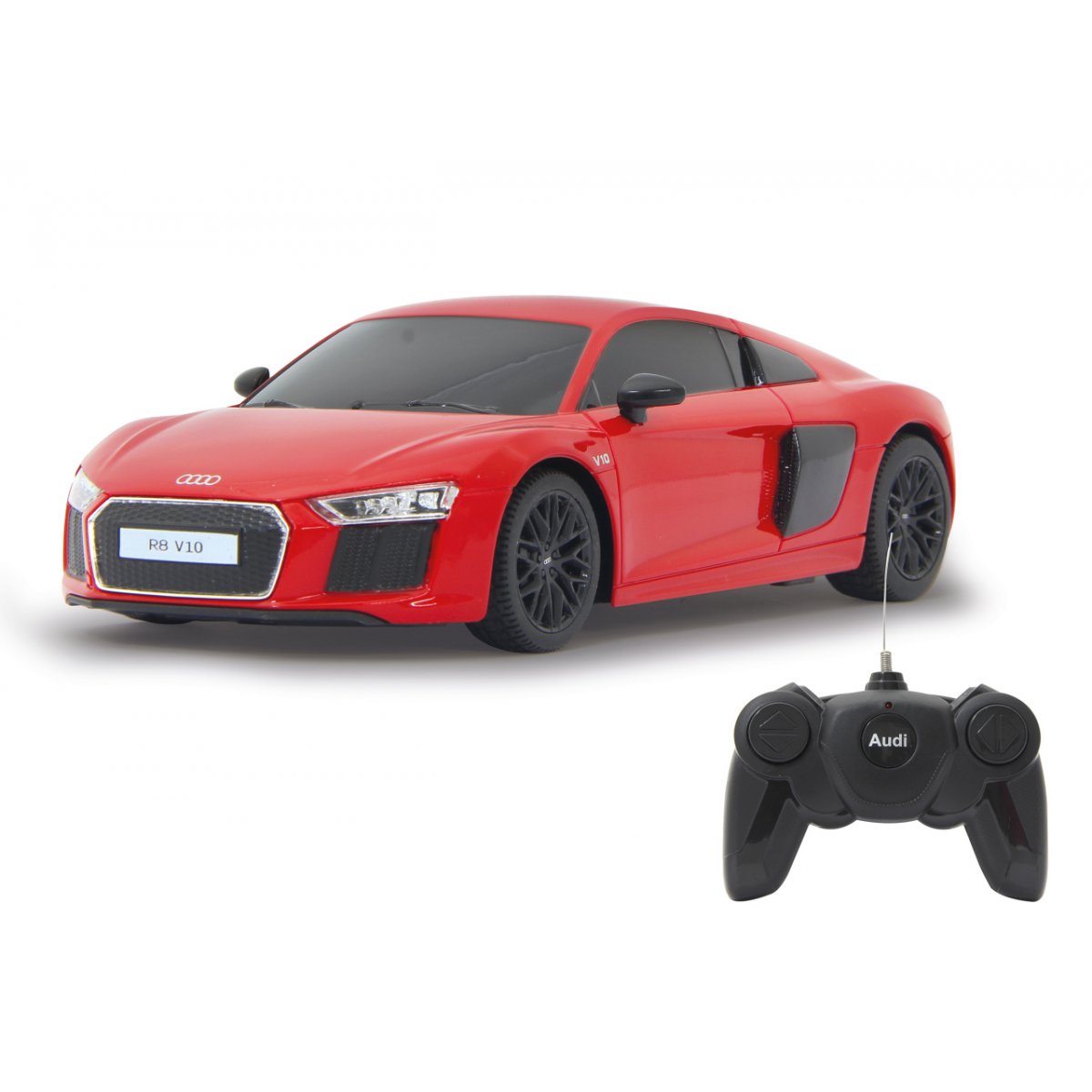 MASINA CU TELECOMANDA AUDI R8 ROSU CU SCARA 1 LA 24 Rastar - Imagine 9