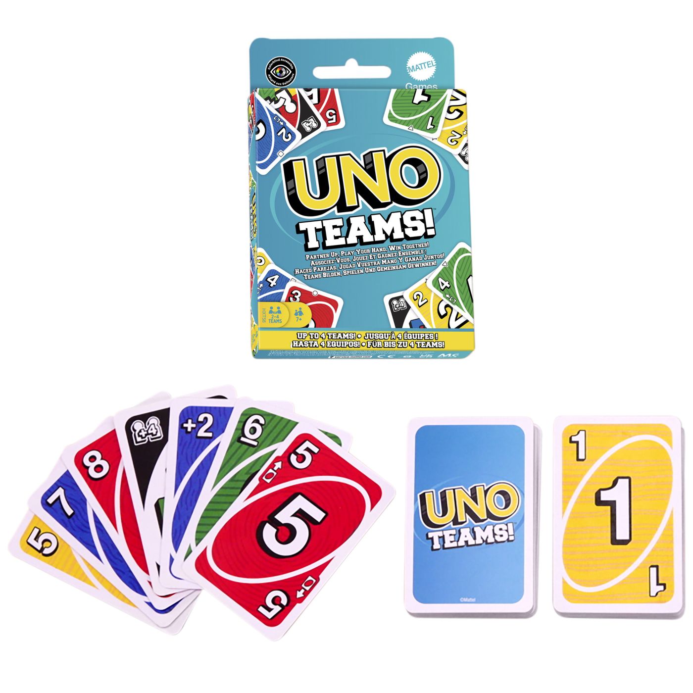 JOC DE CARTI UNO TEAMS Mattel - Imagine 9