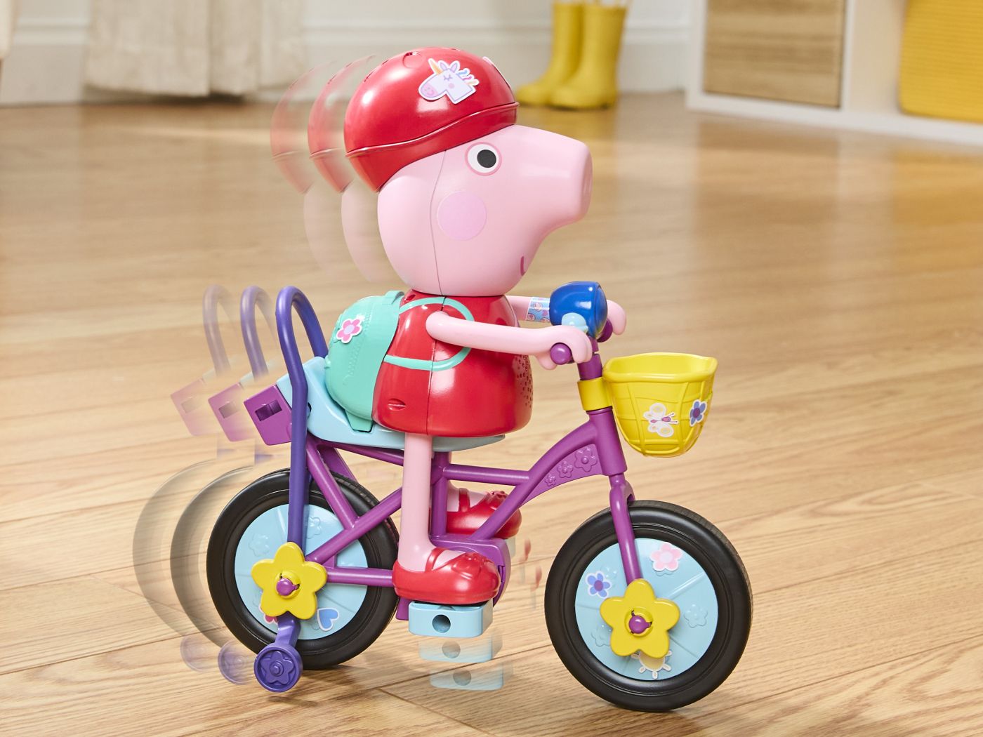 Set Peppa Pig Gata de Pedalat cu Bicicletă - Hasbro - Default Title (9) [ps:6666fd27-728a-4a54-b644-0893a7911eee]