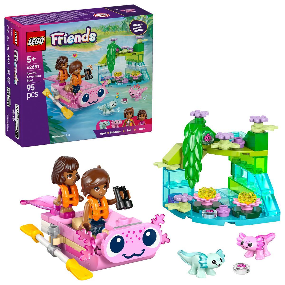 LEGO FRIENDS BARCA AXOLOTL PENTRU AVENTURI 42681 [ps:e29680d3-c881-4147-932d-84c7133323ce]