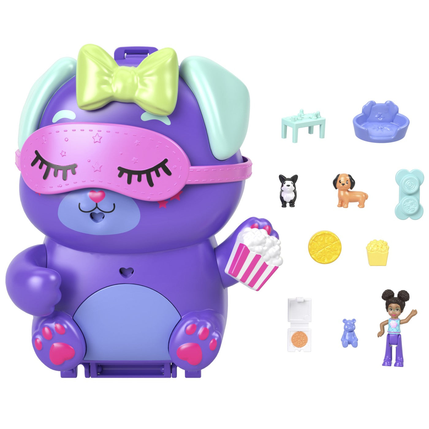 POLLY POCKET SET GENTUTA ANIMALUT CATELUS IN PIJAMA CU - Imagine 3 [ps:f88b30de-2389-44e0-9573-8dc1cbac2ac8]