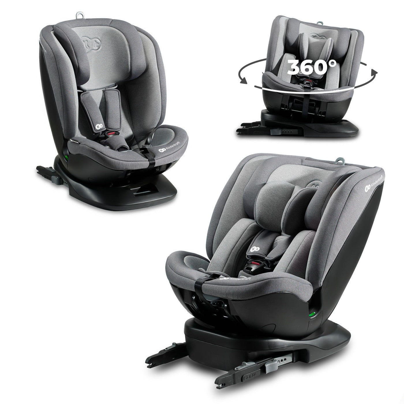 SCAUN AUTO KINDERKRAFT XPEDITION 2 I-SIZE 40-150 CM, GREY [ps:7a18d39e-e615-4f54-8d78-68532b71cfc1]