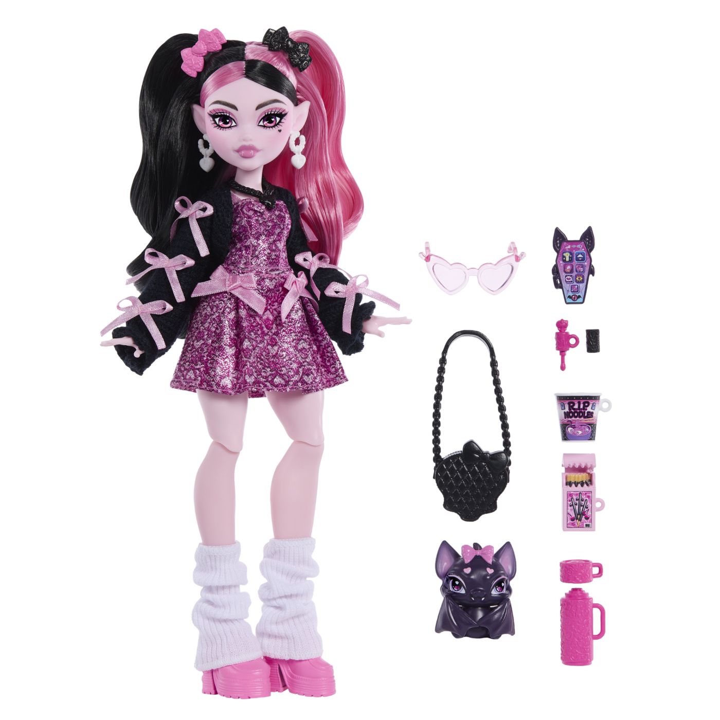 MONSTER HIGH PAPUSA DRACULAURA CU ACCESORII Mattel - Imagine 4 [ps:50796e13-5859-44fa-bdc3-15a6ea86cffb]