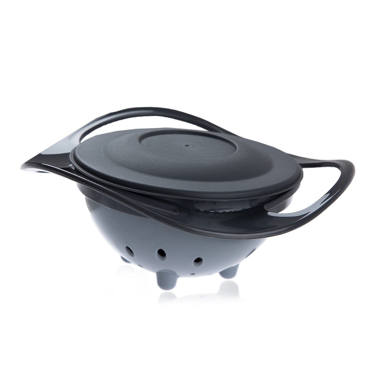 Bol multifunctional cu capac si rotire 360 grade BabyJem Amazing Bowl (Culoare: Portocaliu) [ps:531cb117-b30a-44c5-b552-c607f530bd7c]