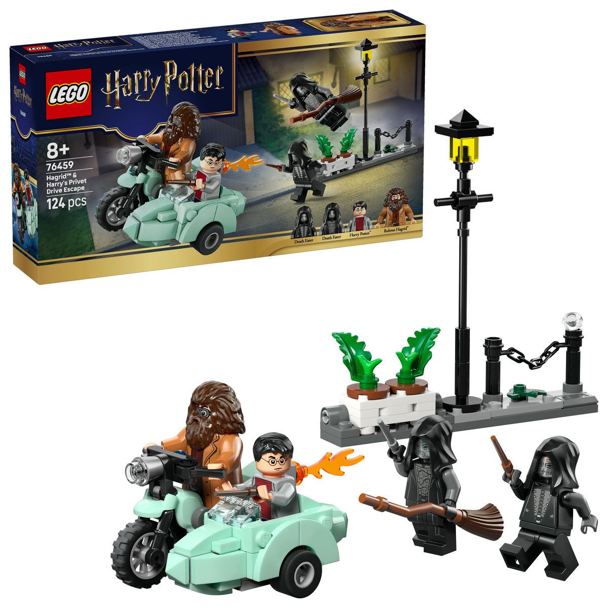 LEGO HARRY POTTER HAGRID SI HARRY IN FUGA DE PE ALEEA - Imagine 9