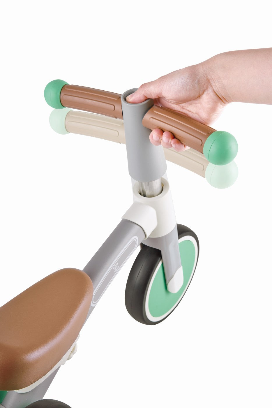 HAPE BICICLETA DE ECHILIBRU VERDE CU 3 ROTI - Imagine 9