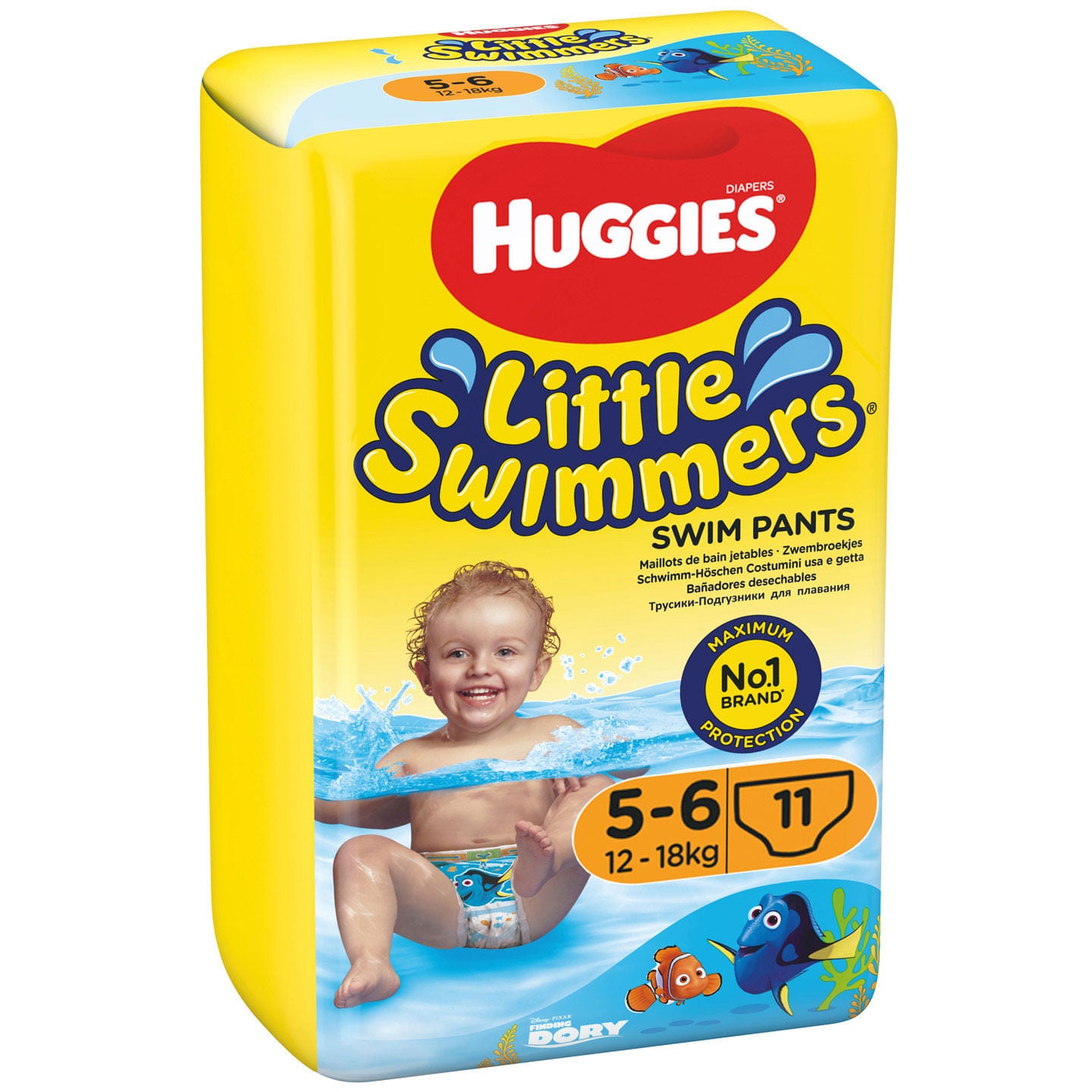 Huggies Little Swimmers Dory - Nr 5-6 [ps:b1c26565-d060-4d0b-962a-002dfb361623]