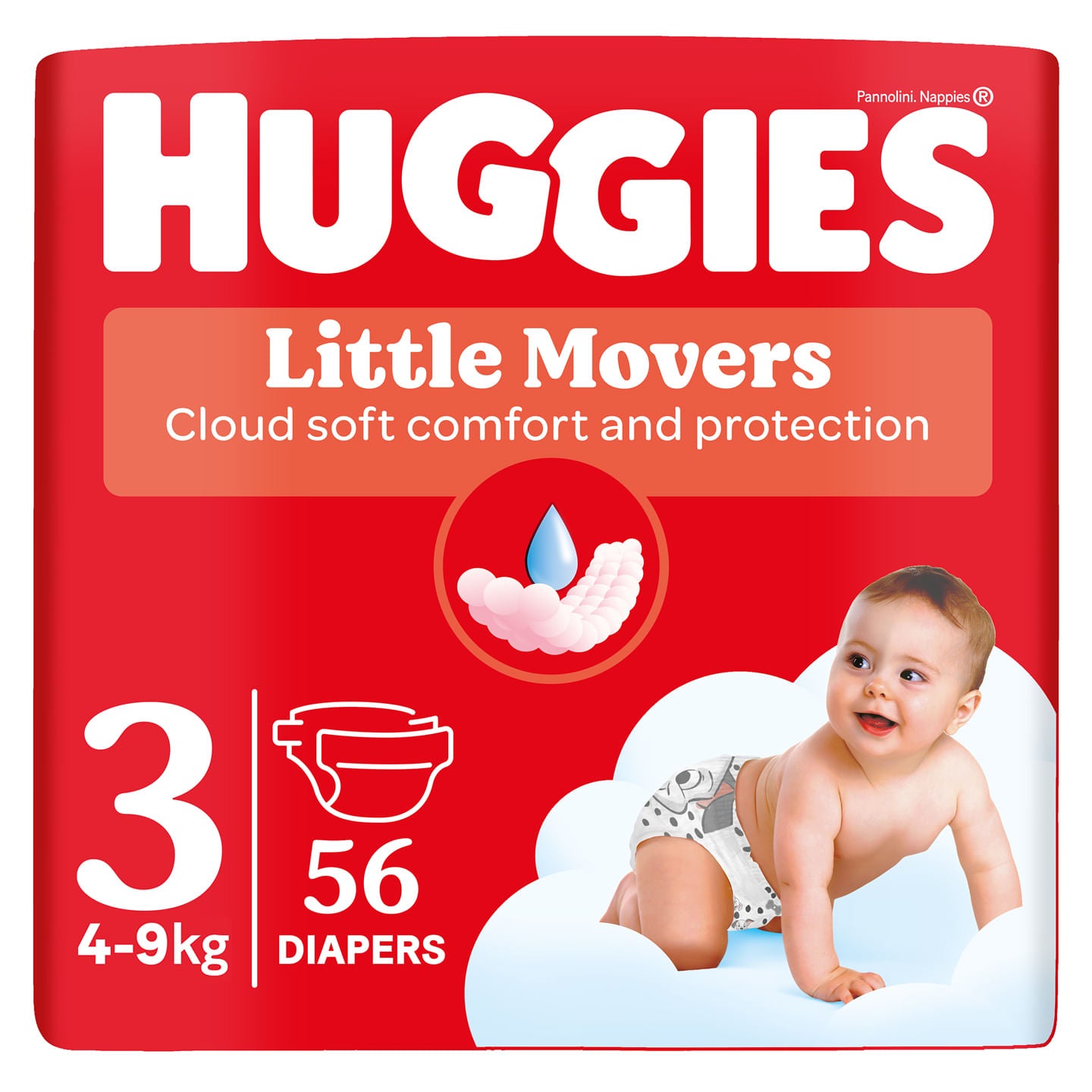 Huggies Ultra Comfort Little Movers Jumbo - Nr 3 / 56 buc [ps:50b88717-e286-4c16-b524-e25b578cbed9]