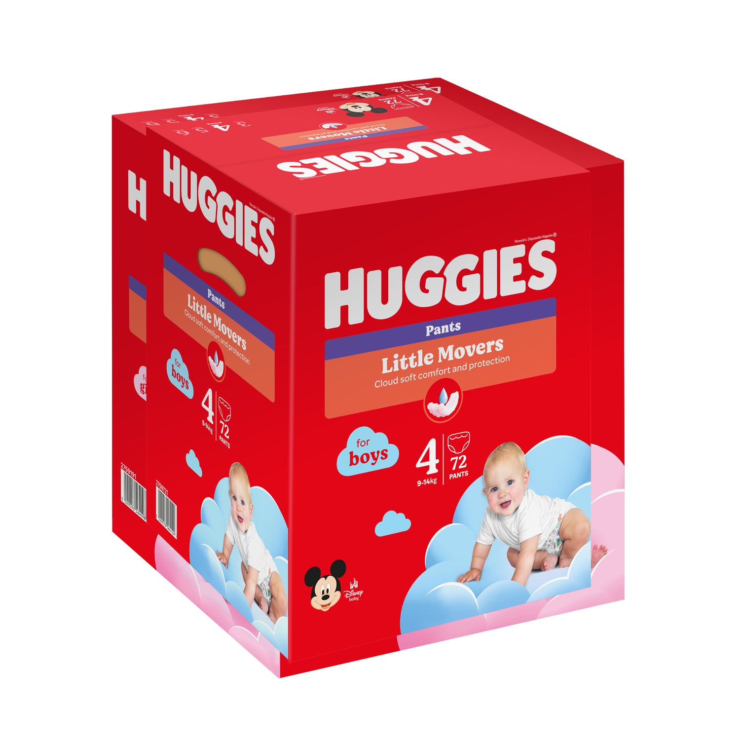 Huggies Little Movers Pants Box - Nr 4 / Baieti / 72 buc [ps:2ea05a3a-667d-4a96-96ce-e744244e0d6b]